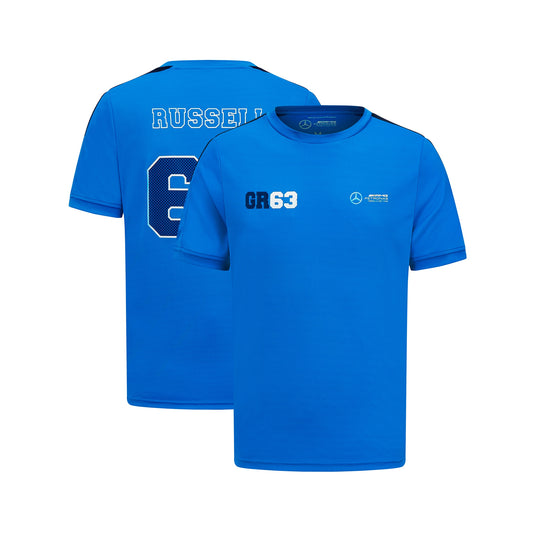 Mercedes AMG Petronas F1 George Russell 63 Sports Replica T-Shirt