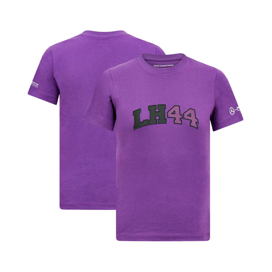Mercedes AMG Petronas F1 Lewis Hamilton 44 Replica T-Shirt - Kids