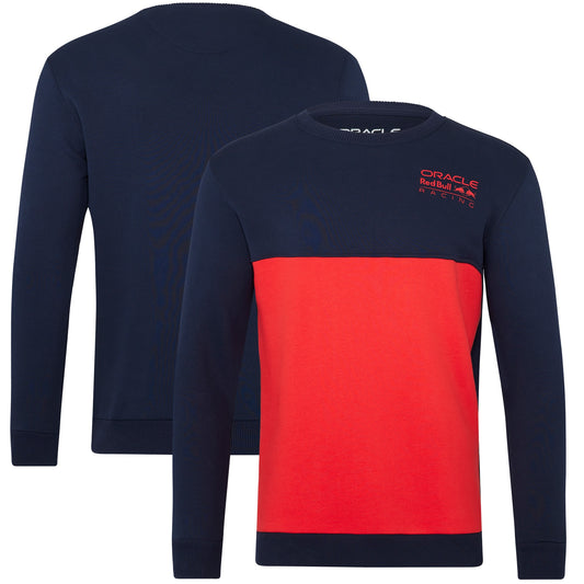 Oracle Red Bull Racing Colourblock Crew Replica Sweat- Unisex