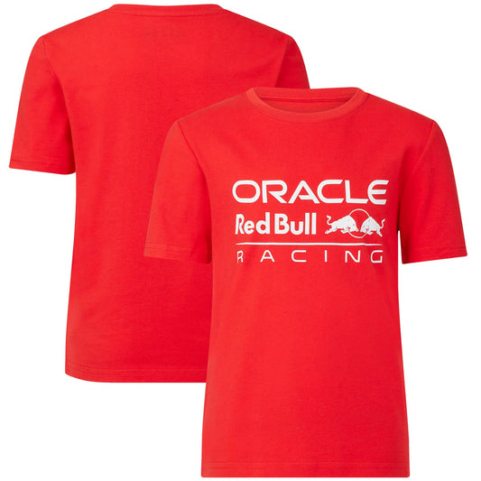 Oracle Red Bull Racing Large Logo Replica T-Shirt - Red - Kids