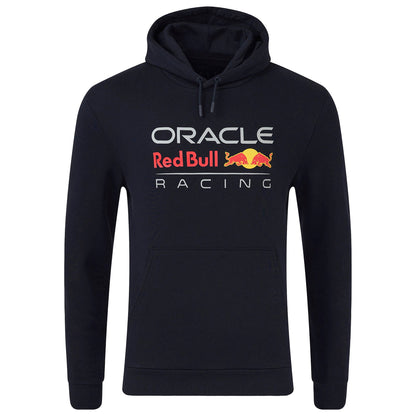 Red Bull Racing Core Logo Replica Hooded Sweat - Navy - Unisex