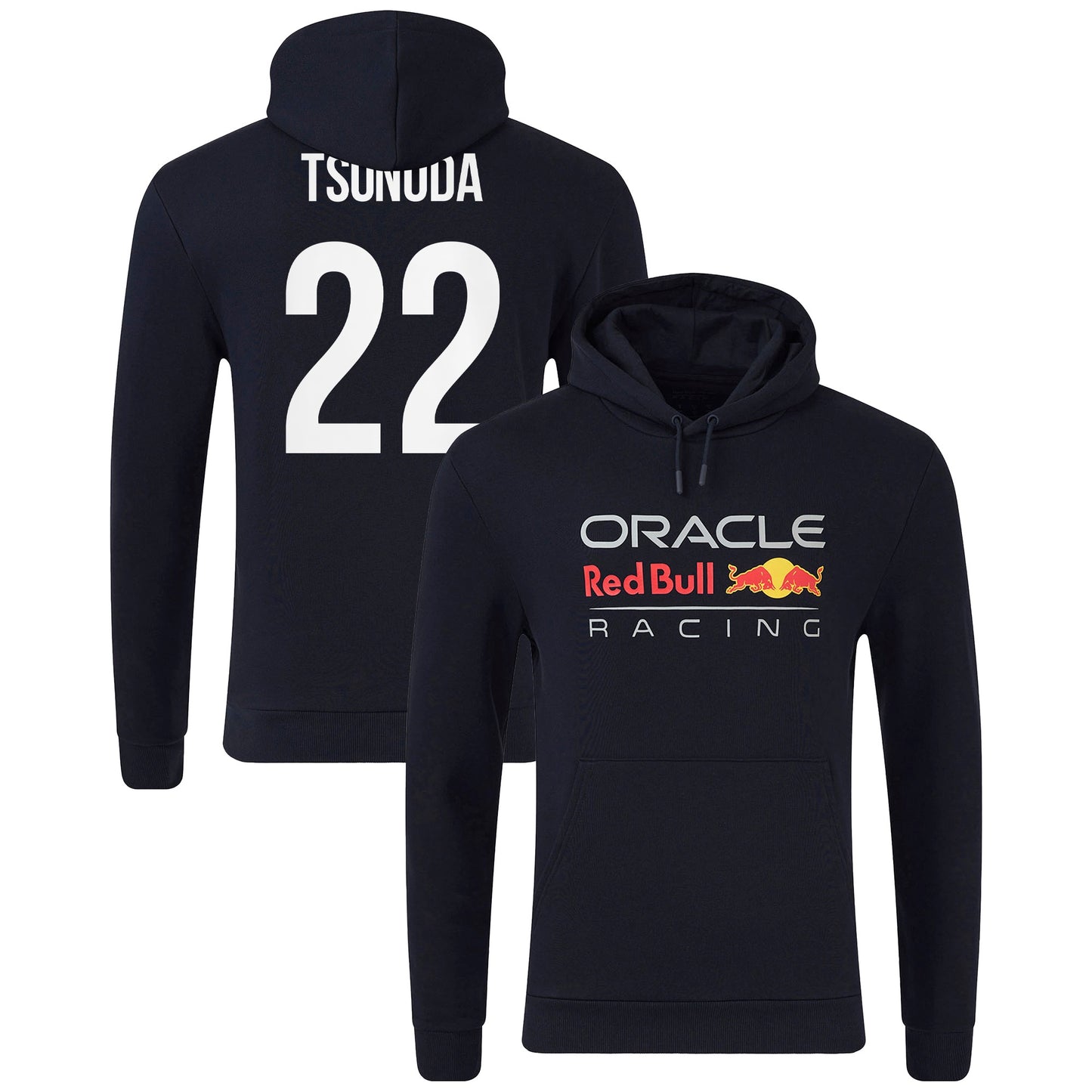 Red Bull Racing Core Logo Replica Hooded Sweat - Navy - Unisex