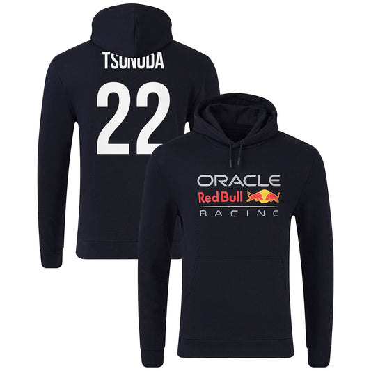 Red Bull Racing Core Logo Replica Hooded Sweat - Navy - Unisex