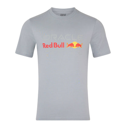 Red Bull Racing Core Logo Replica T-Shirt- Grey - Unisex