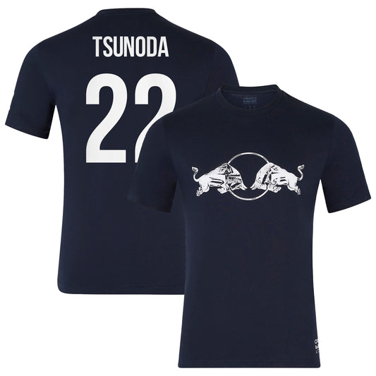 Red Bull Racing Graphic Bull Replica T-Shirt - Navy