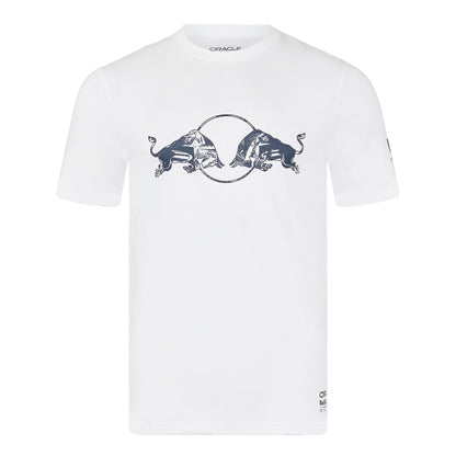 Red Bull Racing Graphic Bull Replica T-Shirt - White - Unisex