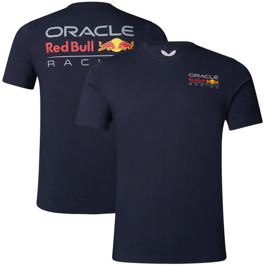 Red Bull Racing Large Logo Replica T-shirt - Navy