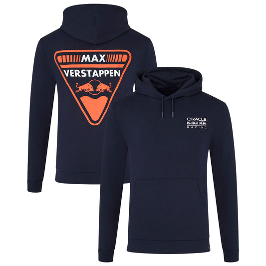 Red Bull Racing Max Verstappen Crest Driver REPLICA Hoodie - Navy - Unisex