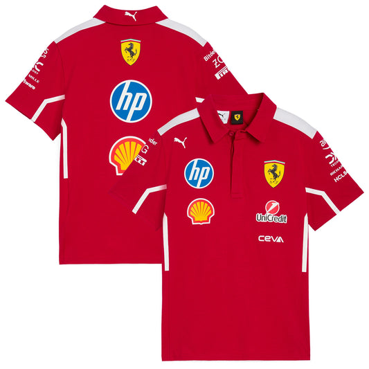 Scuderia Ferrari 2025 Team Replica Polo