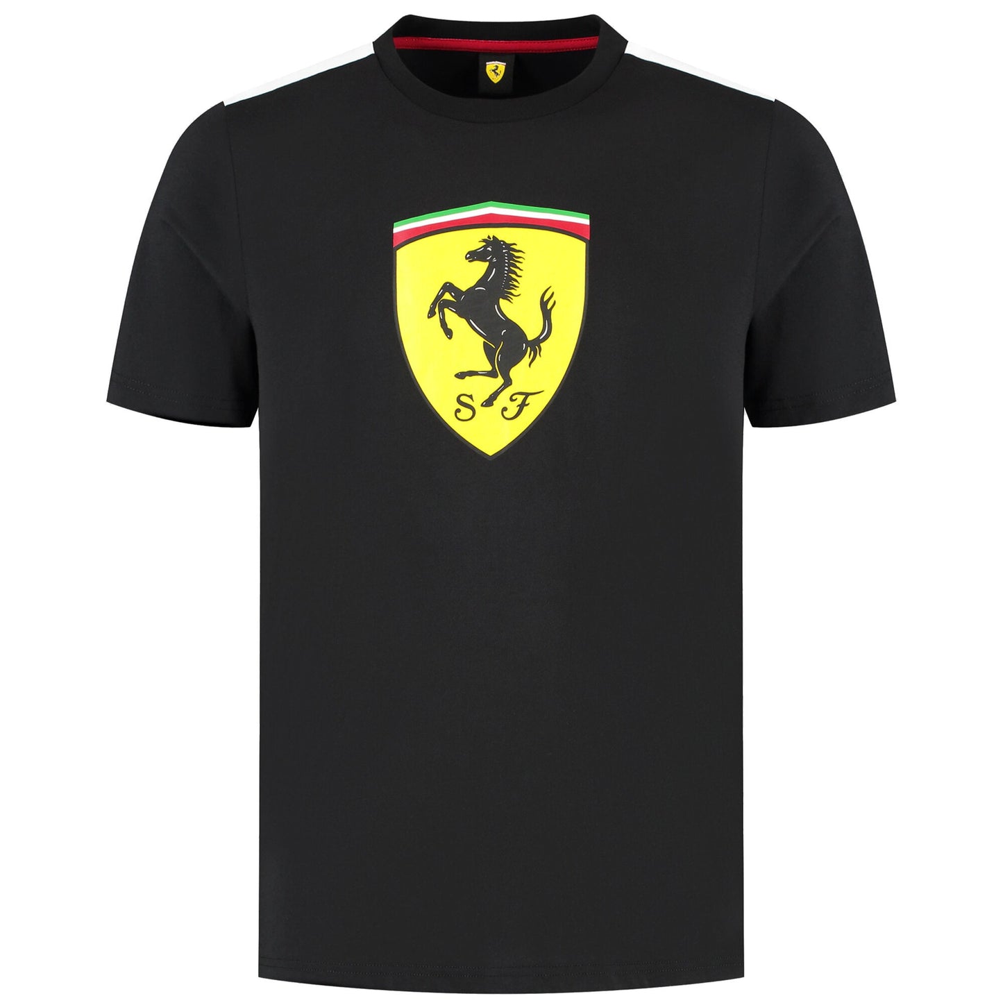 Scuderia Ferrari Puma Large Shield Replica T-Shirt - Black