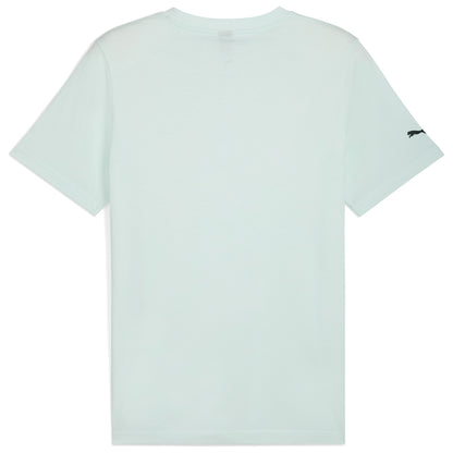 Scuderia Ferrari Race Chrome Large Shield Replica T-Shirt by Puma - Blue