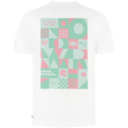 Williams Puma Beach  ReplicaT-Shirt - White
