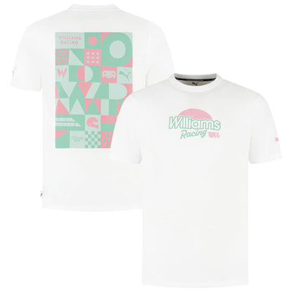 Williams Puma Beach  ReplicaT-Shirt - White