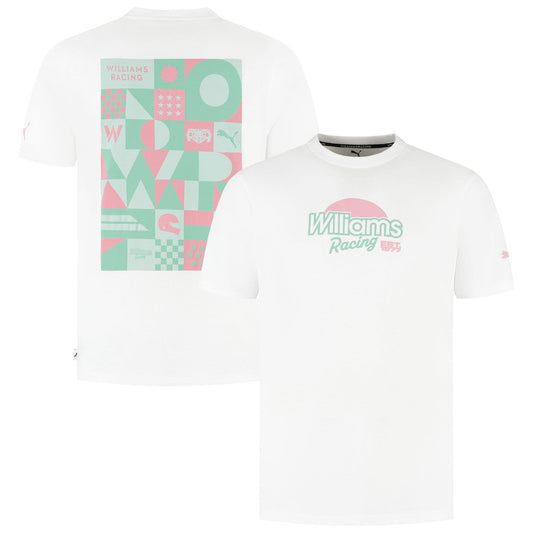 Williams Puma Beach  ReplicaT-Shirt - White