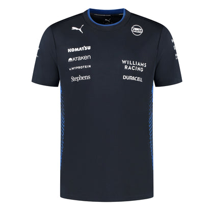 Williams Racing 2025 Team Replica T-Shirt - Navy