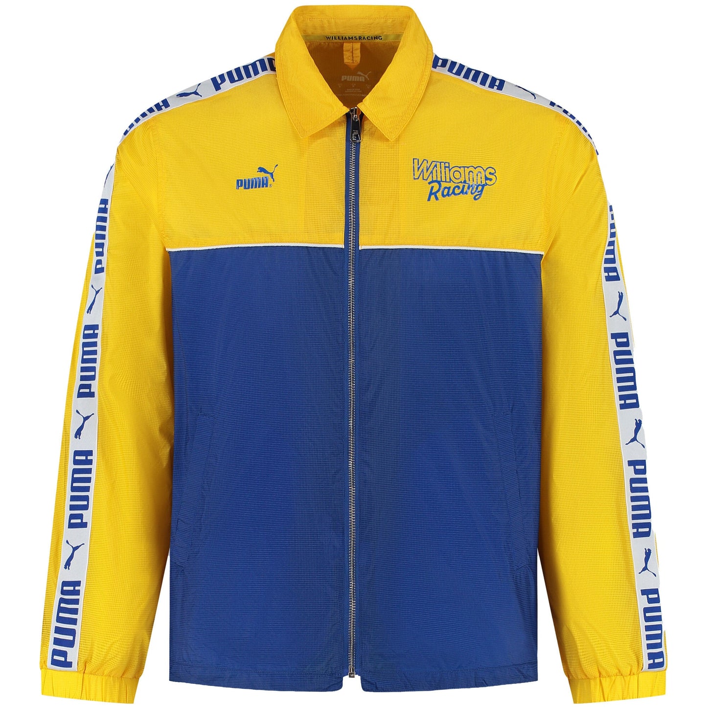 Williams Racing Puma Pitlane Taped Replica Jacket - Blue / Yellow